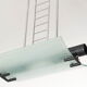 Suspension design en métal et verre dépoli