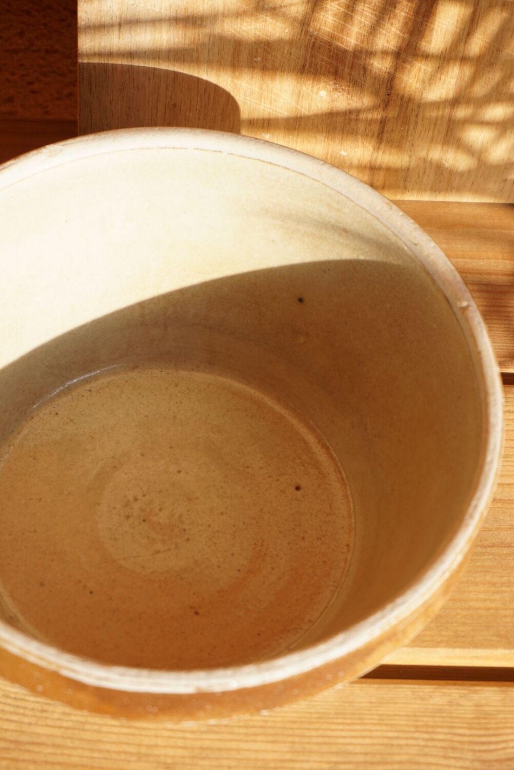 Salad bowl old stoneware bowl