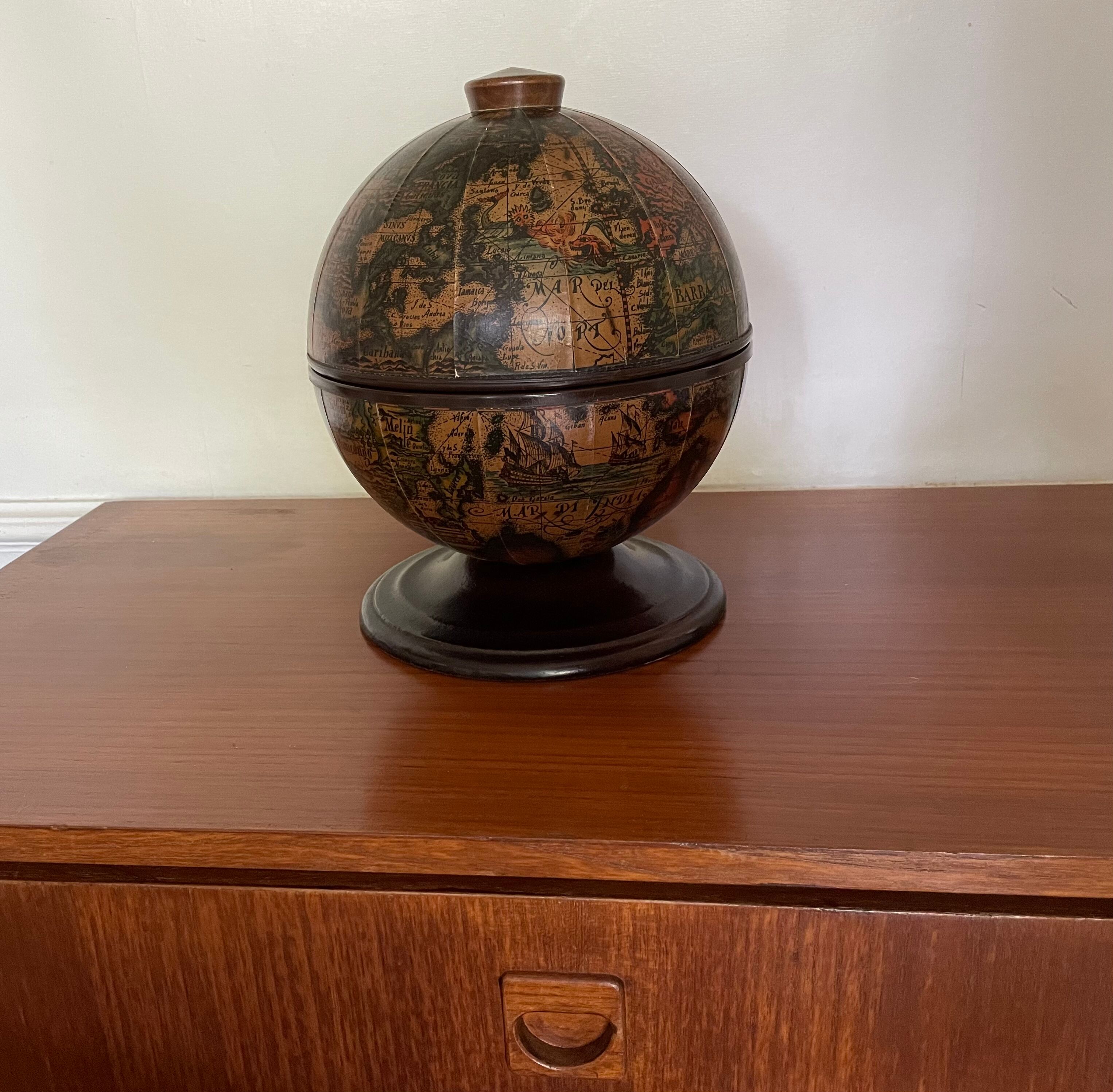 1960's world-globe ice bucket