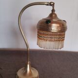 Brass beaded lamp from the 1900s