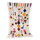 Handmade moroccan berber carpet 233 x 133 cm