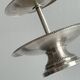 Silver-plated metal tiered dish