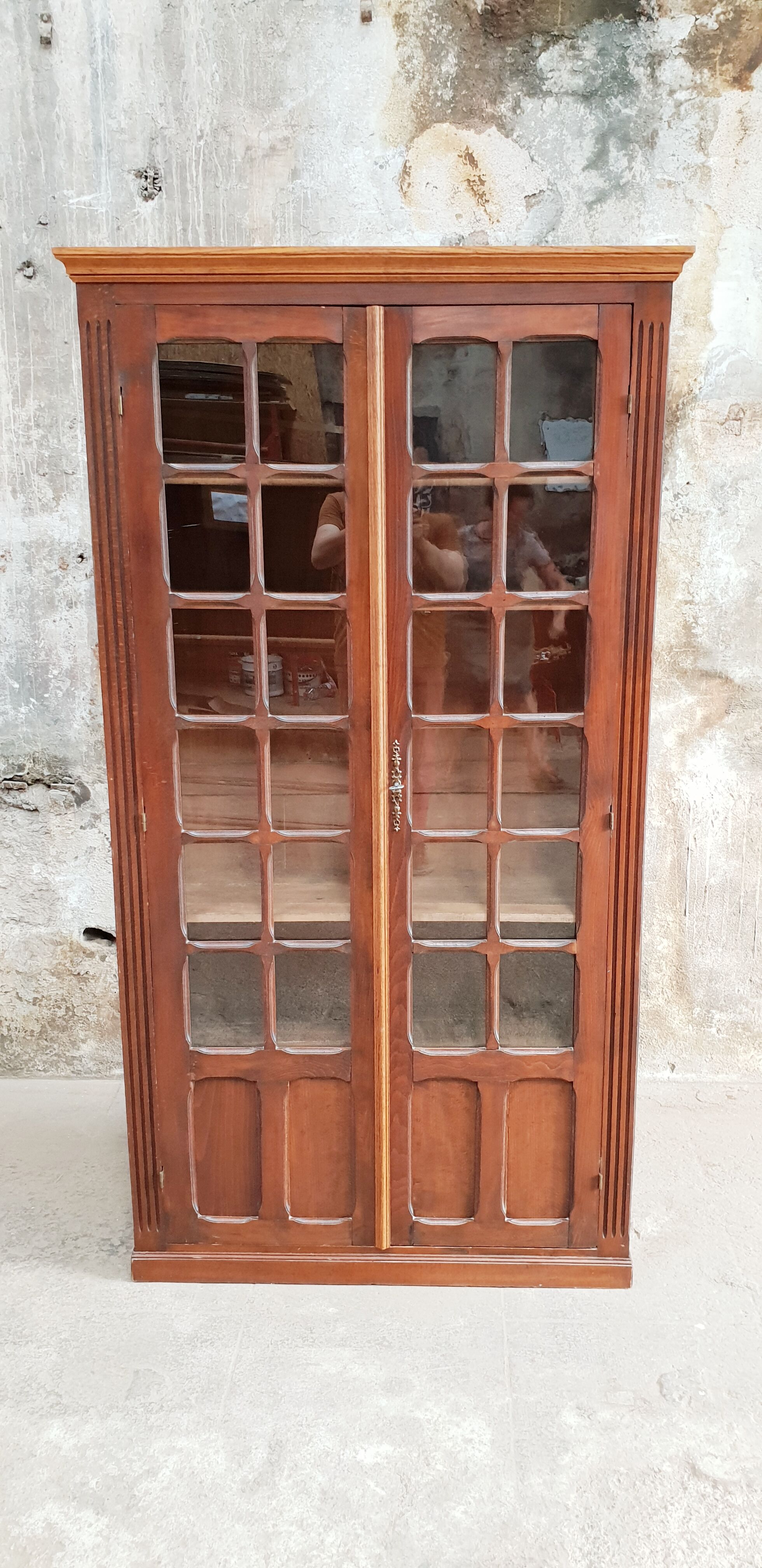 Vintage glass library
