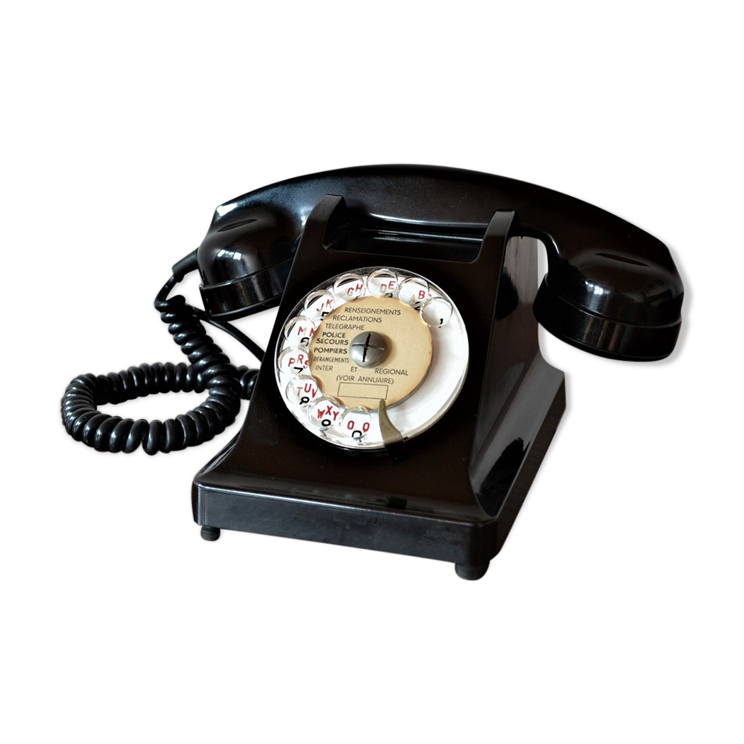 Old phone PTT vintage 60's bakelite