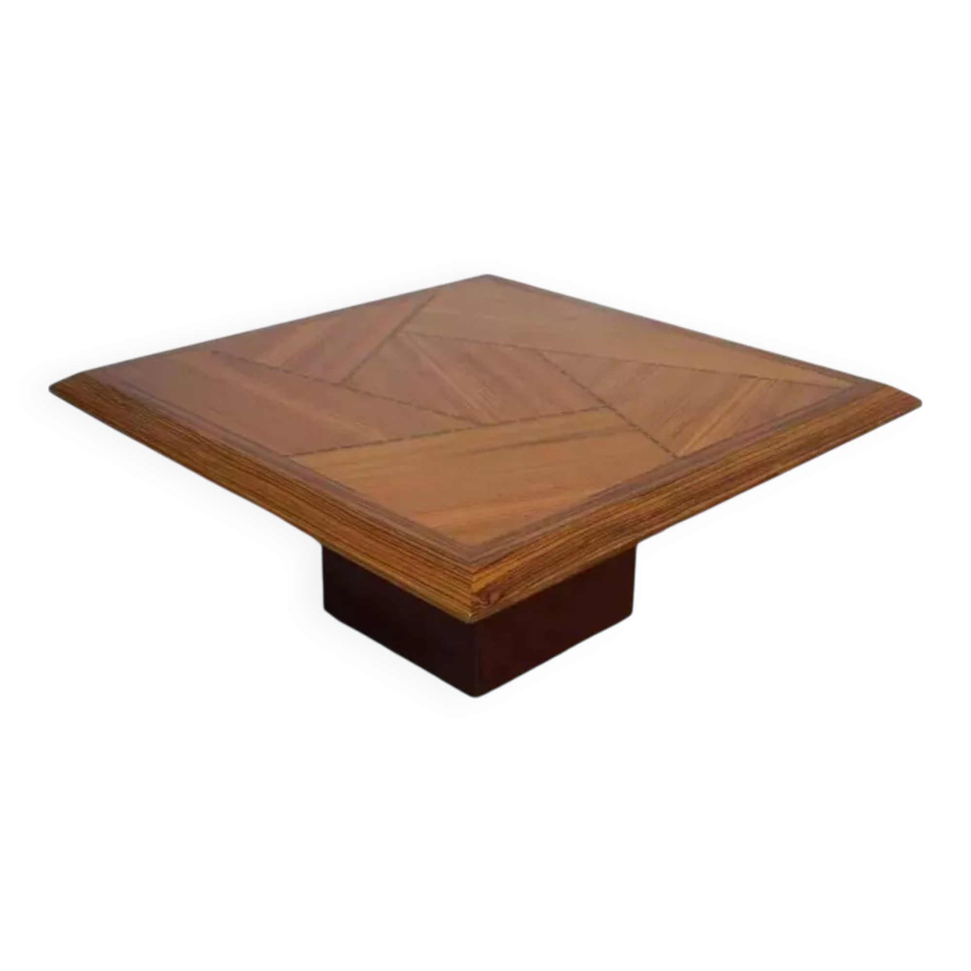 Table basse en bois de zebrano