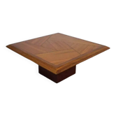 Zebrano wood coffee table