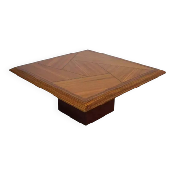 Zebrano wood coffee table