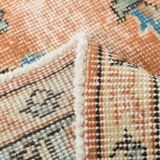 Tapis vintage turc rouge Brunt 7x10, 221x323 cm