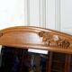 Important carved oak mirror, Art Nouveau, Circa 1910