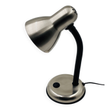 Brushed stainless steel lamp from the 90s