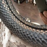 Black convex mirror 16 cm