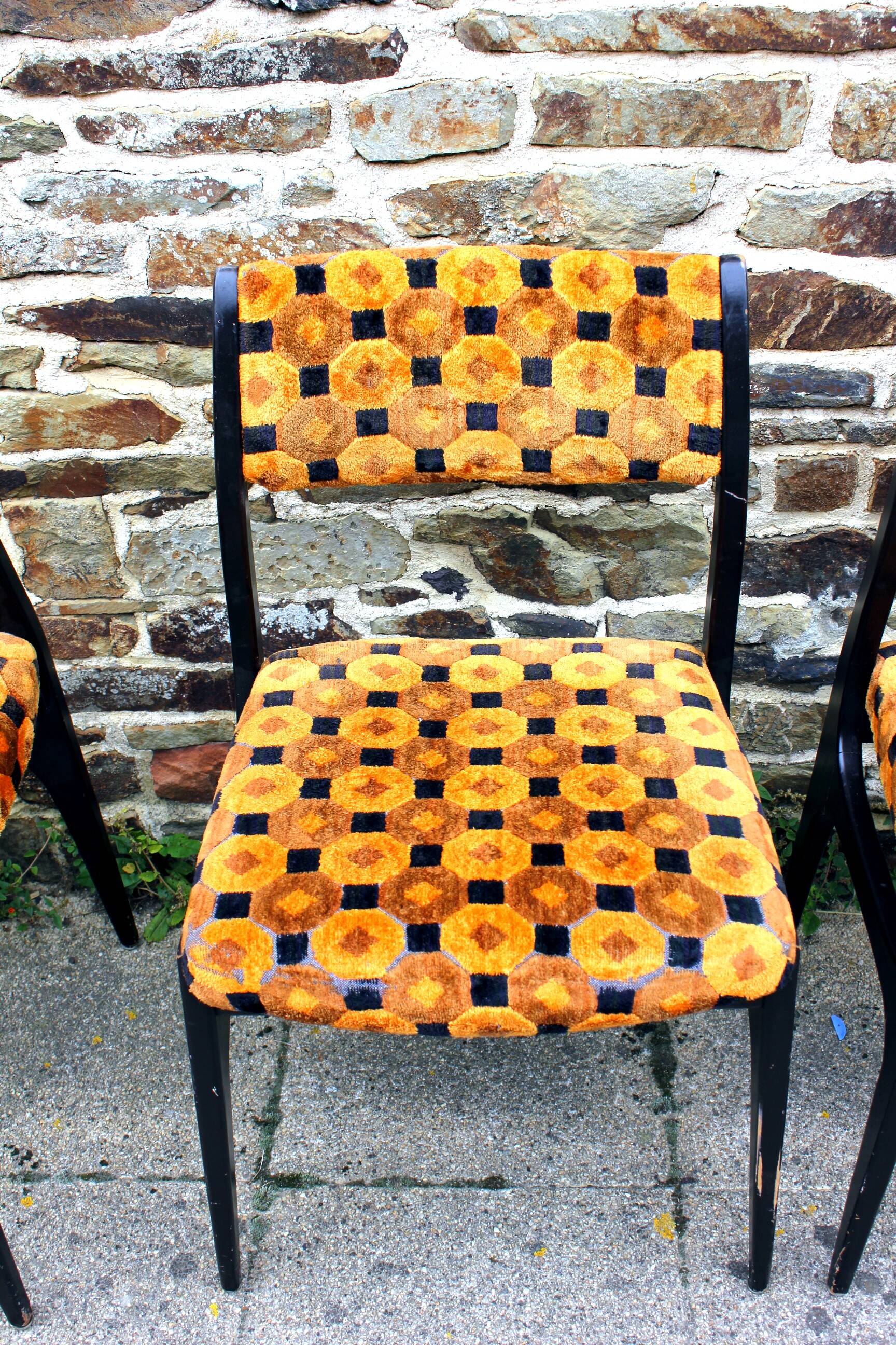 3 vintage space age chairs from the 70s