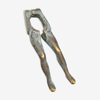 Ancient bronze nutcracker women's legs