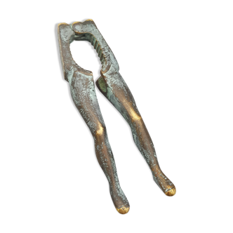 Ancient bronze nutcracker women's legs