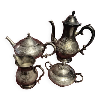 Silver-plated tea and coffee service