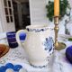 Decanter with grape blue decoration