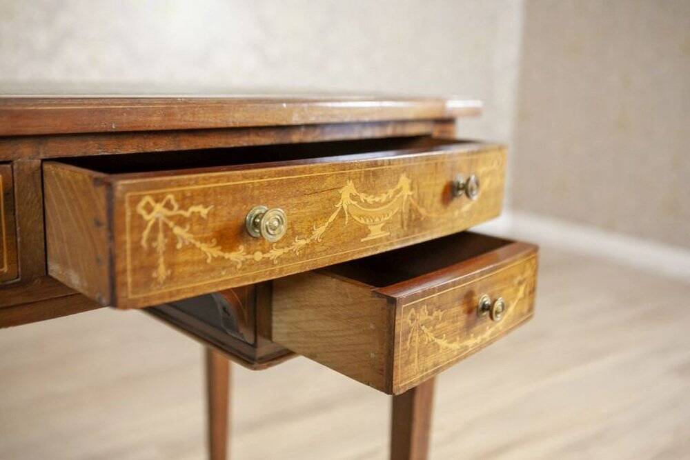 Bureau en bois pour dames par S. & H. Jewell, fin du 19e siècle