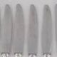 Alfénide, Christofle, Cirta, Art Deco, 6 silver-plated table knives.