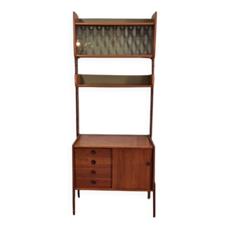 Ergo teak storage unit, Scandinavian vintage 1960s