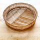 Vintage wicker and rattan tray