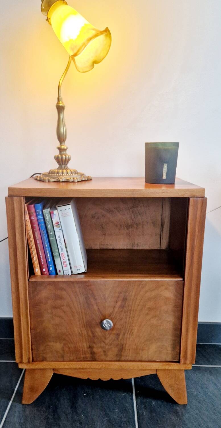 Art Deco low cabinet in rosewood