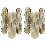 Pair of large wall sconces by Kalmar, Austria, 1960s.