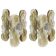 Pair of large wall sconces by Kalmar, Austria, 1960s.