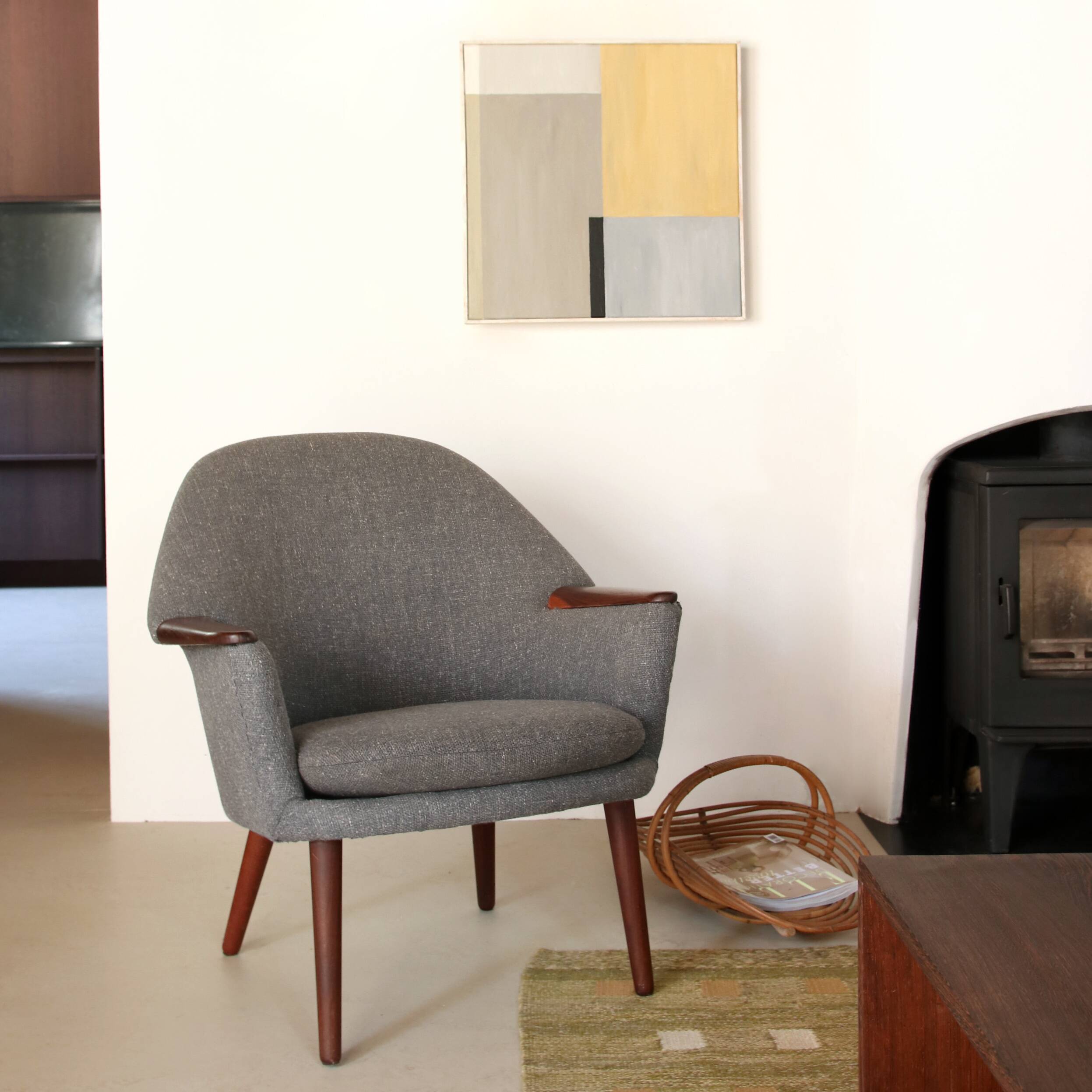 Œuvre d'art abstraite géométrique