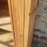 Parisian cabinet glazed raw wood
