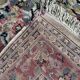 Handmade rug in wool and silk 120cm x 200cm
