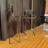 Paire de chaises de bar Linea Veam, Italie, années 1980