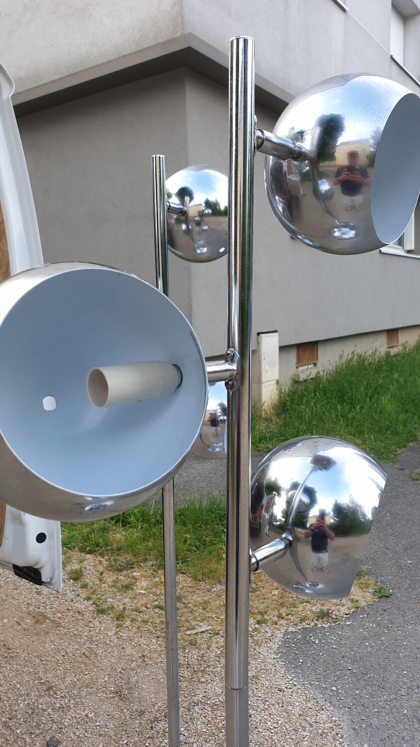 Paire de lampadaires space âge
