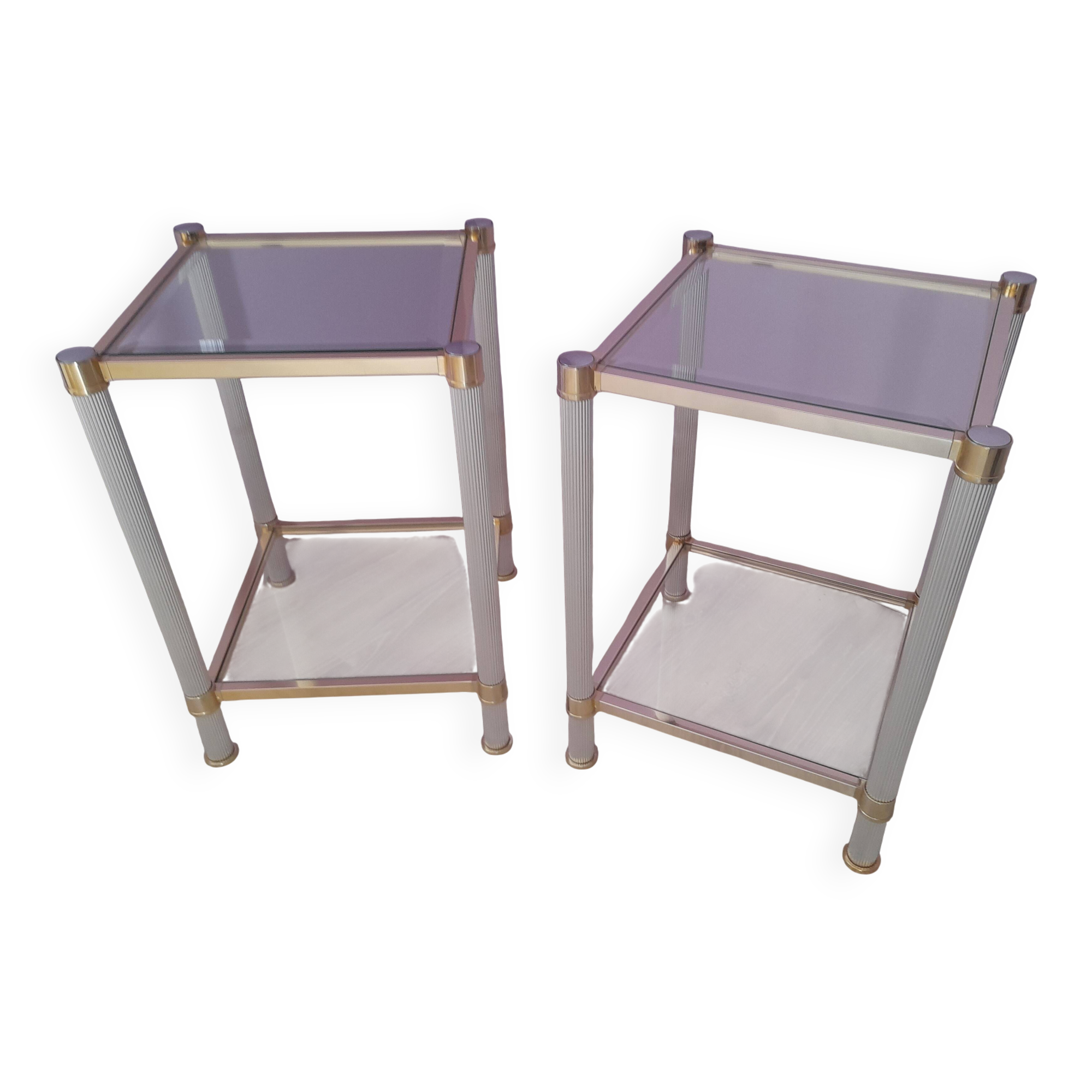 Paires de tables basses bouts de canapé