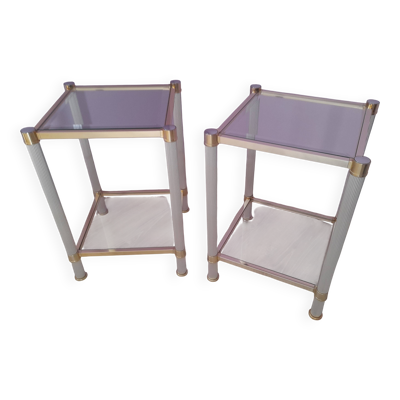 Paires de tables basses bouts de canapé
