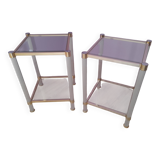 Paires de tables basses bouts de canapé