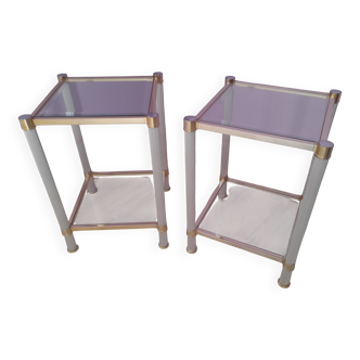 Paires de tables basses bouts de canapé