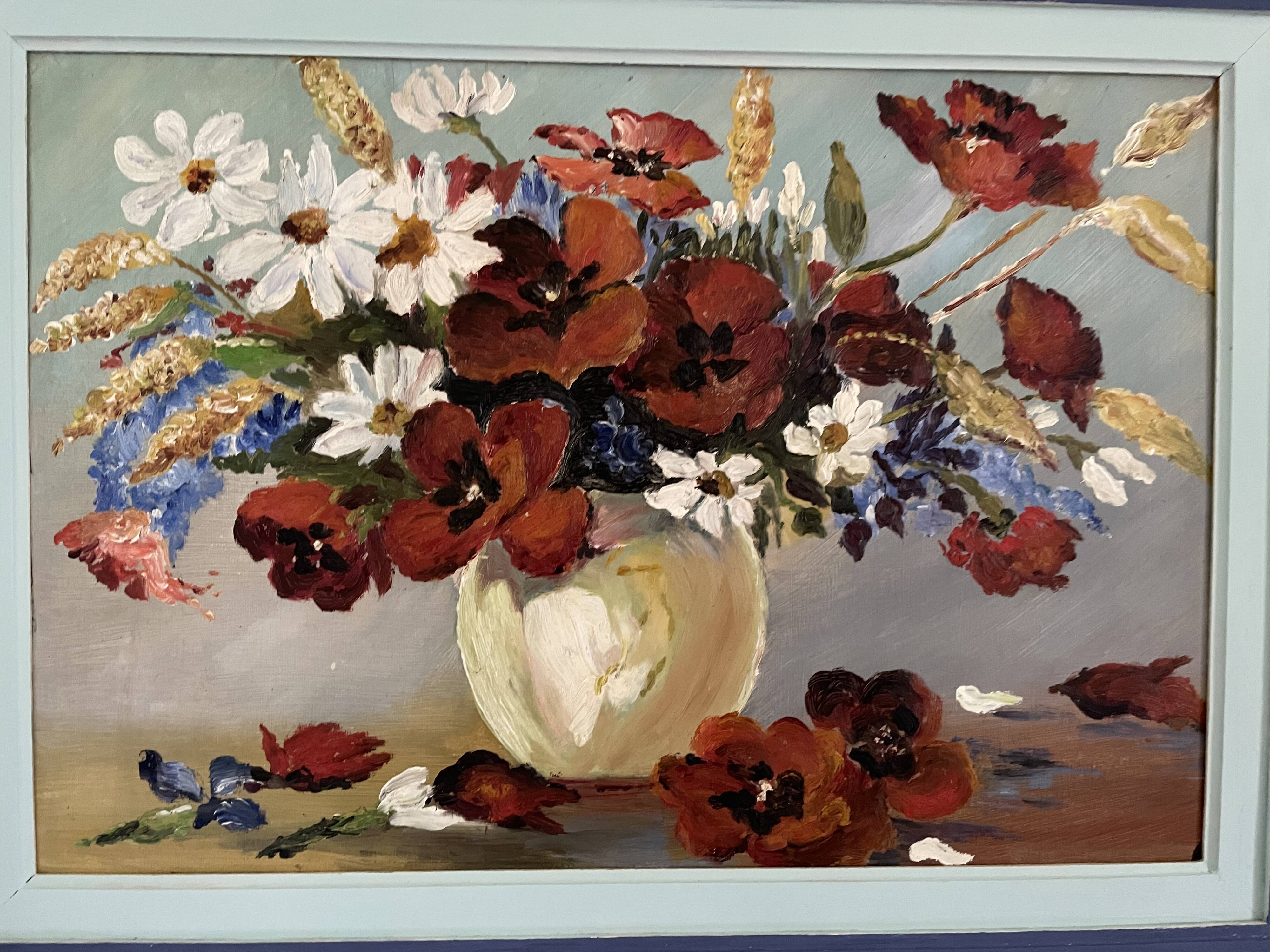 Old bouquet painting