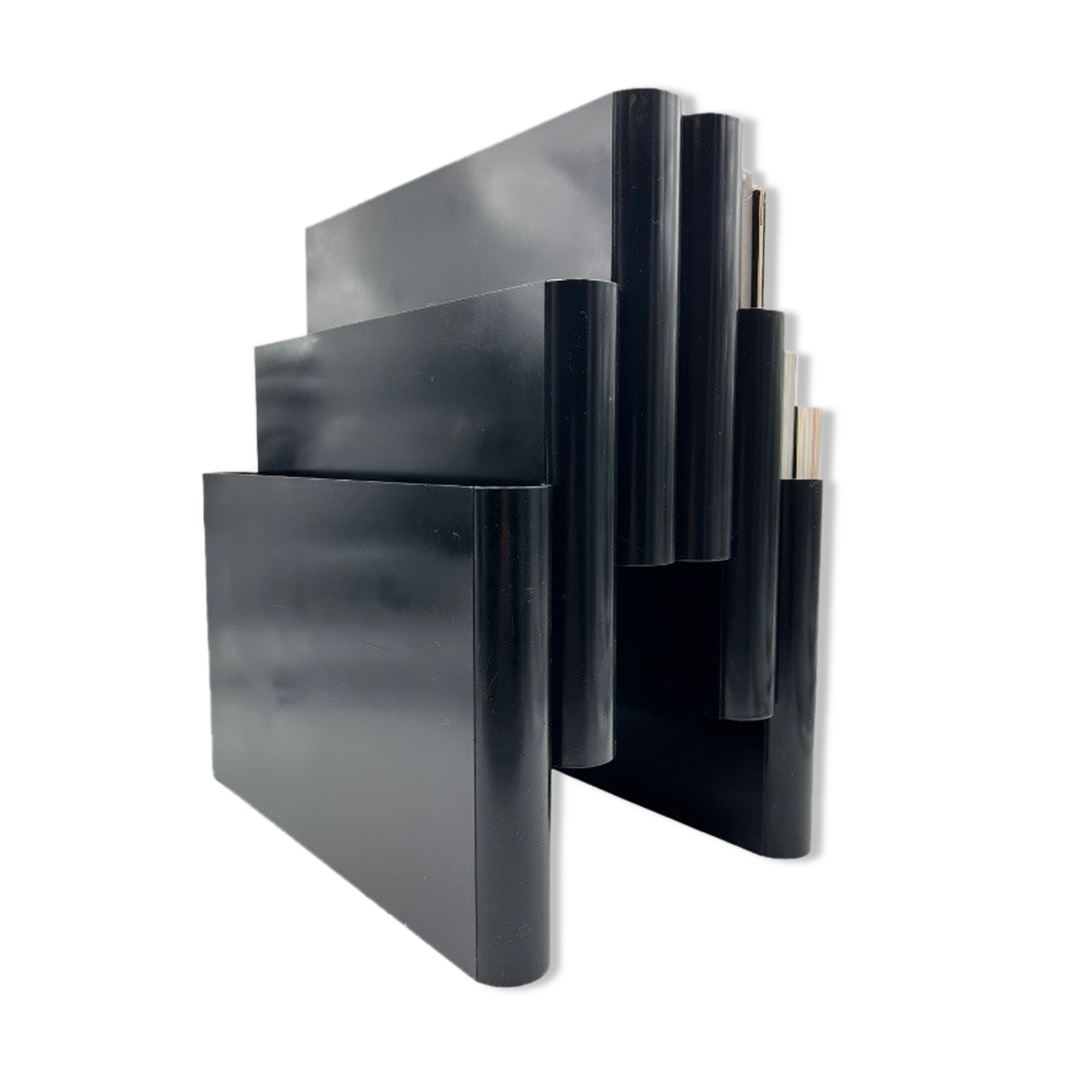 Magazine holder by Giotto Stoppino for Kartell 1970