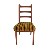 Chaise scandinave assise velours vintage