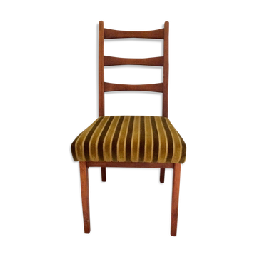 Scandinavian seating vintage velvet chair