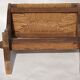 Antique monastry wabi sabi stool or hocker