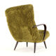 Doodly armchair - mid century modern - one off a kind upholstery