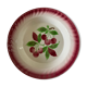 Plat creux Badonviller decors aux cerises