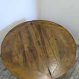 Old half moon table/console
