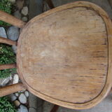 Lot of three old bistro chairs