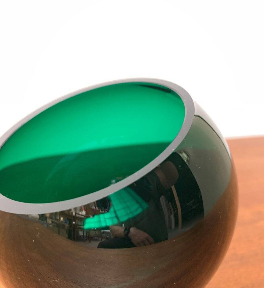 Mid-century modern German space-age glass balls by Quist, 1960s, set of 3