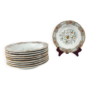 lot de 10 assiettes creuses