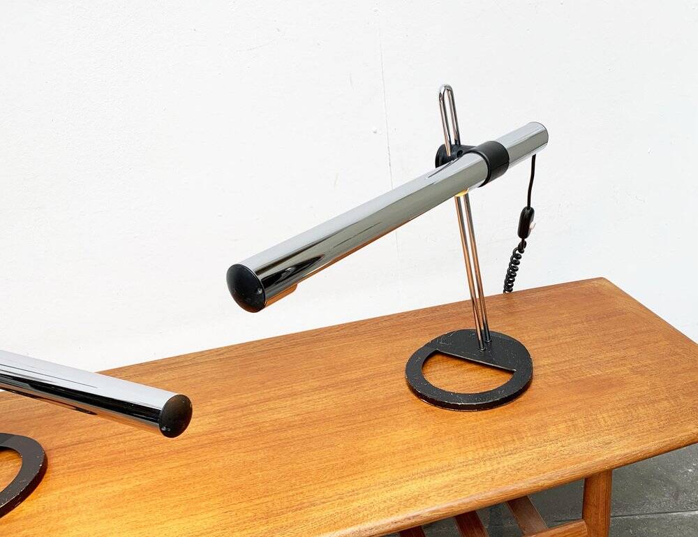 Lampes de table allemandes postmodernes Space Age de Kotzolt Leuchten, années 1970, lot de 2
