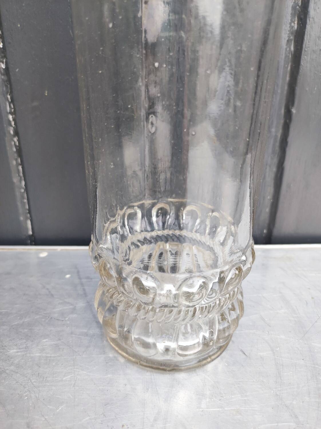 Old blown glass bottle, 19th