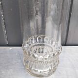 Ancienne bouteille en verre soufflé, 19è